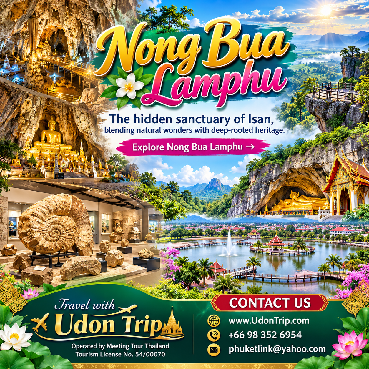 Nong Bua Lamphu Travel Guide: Best Attractions, Temples & Hidden Gems in Thailand.