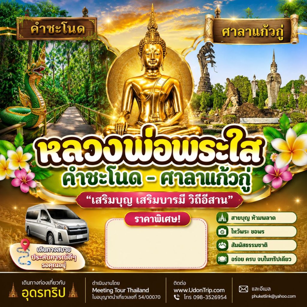 คำชะโนด–หลวงพ่อพระใส–ศาลาแก้วกู่